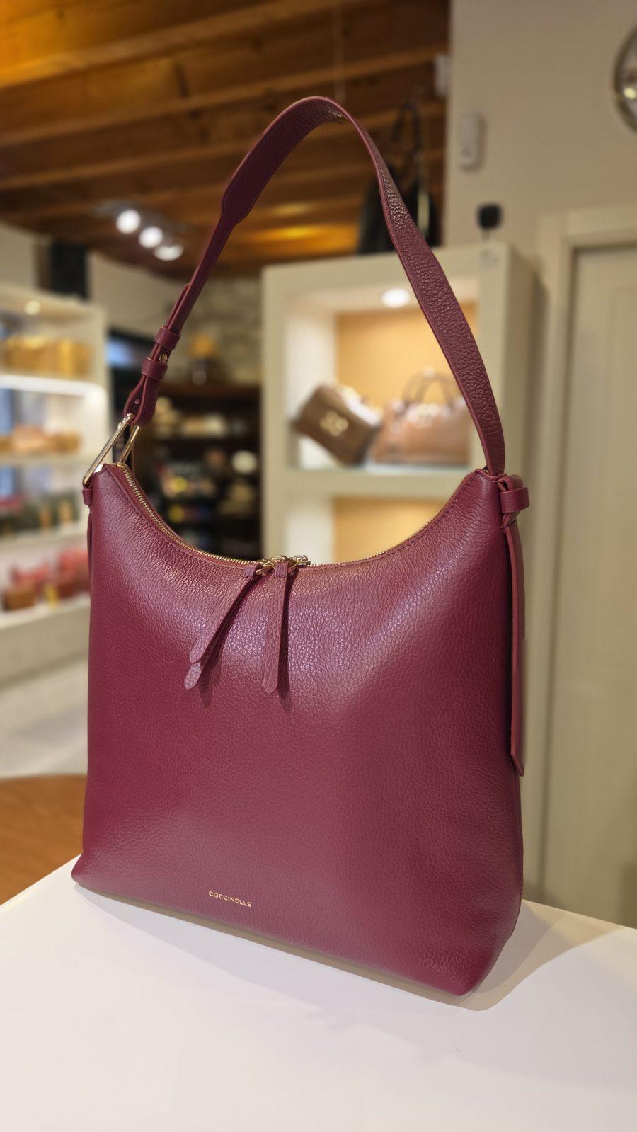 Borsa a spalla COCCINELLE MALORY SMALL E1R1K130201R52 in colore RIBES