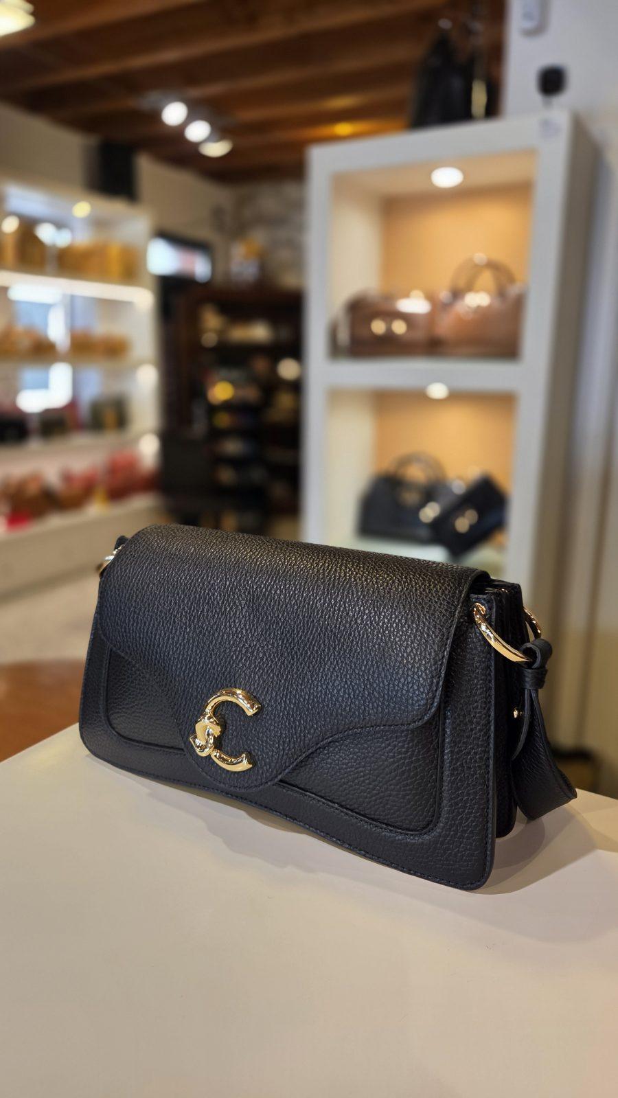 Borsa in pelle COCCINELLE C-ME MEDIUM E1SSL120101 001 in colore NERO