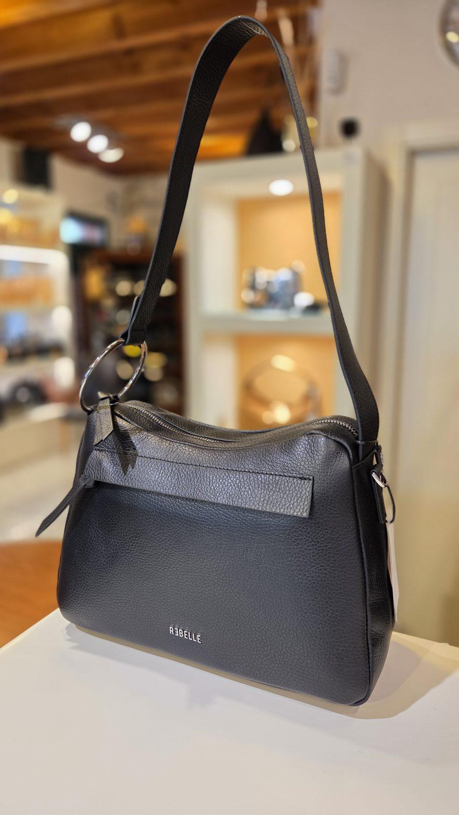 Borsa a spalla REBELLE LILIES BIG REB0244P00010001 in colore BLACK