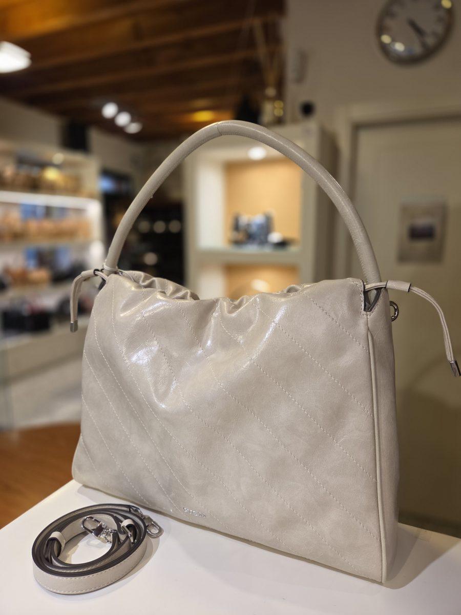 Borsa a mano GUESS AMYS HWMY965922 in colore SIMPLY TAUPE