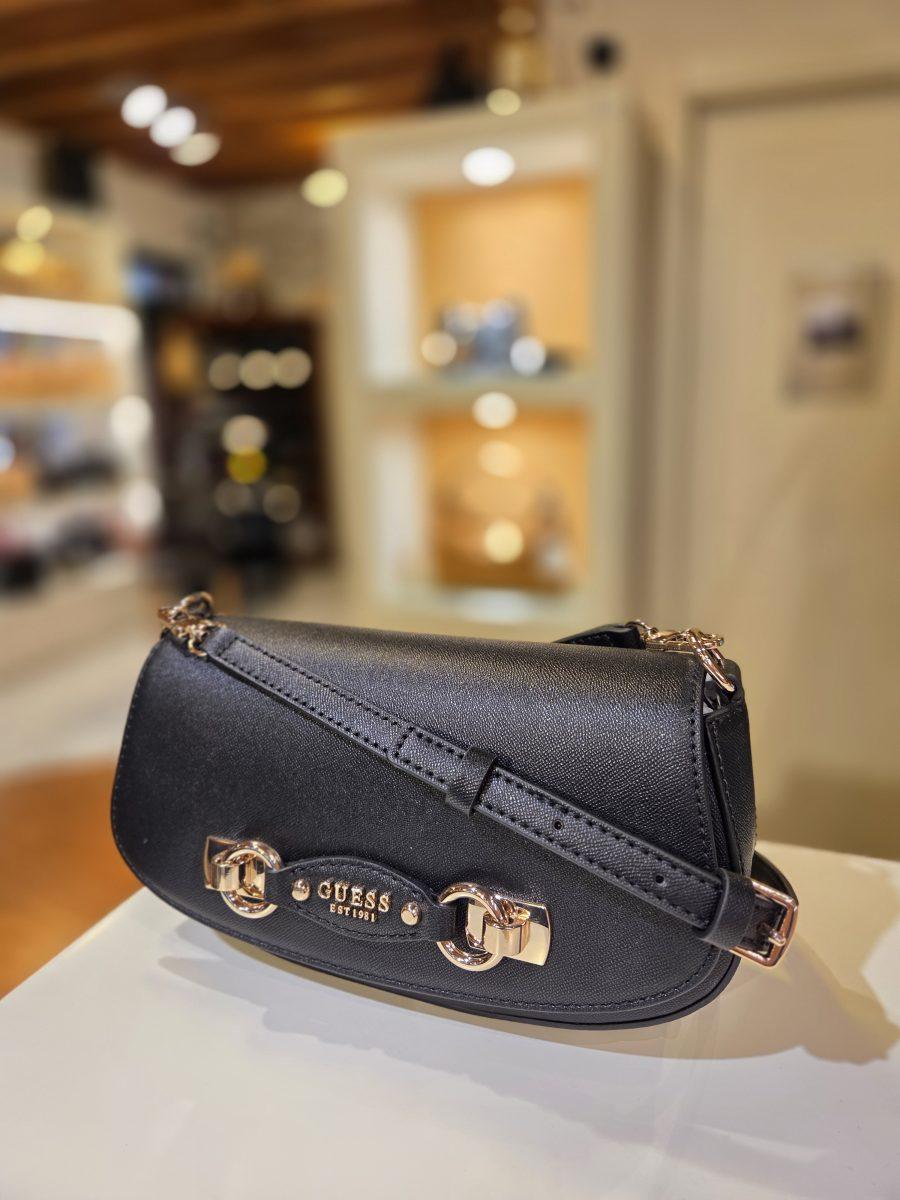 Borsa a tracolla GUESS MIMINA HWBG8015200 in colore BLACK