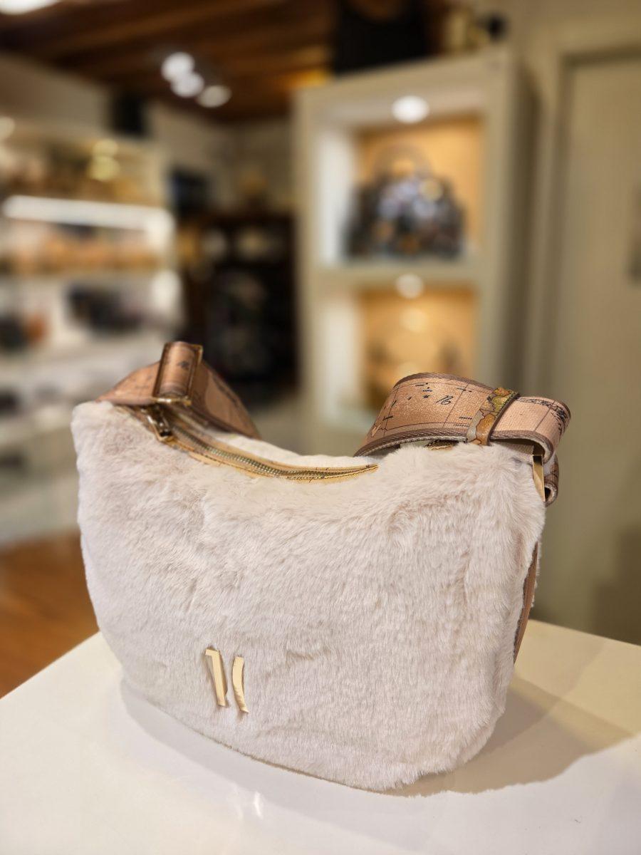 Tracolla a mezzaluna Cozy Fur ALVIERO MARTINI PRIMA CLASSE LE30 9917 0935 in BEIGE CHIARO